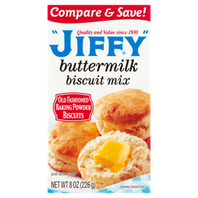 JIFFY Buttermilk Biscuit Mix, 8 oz