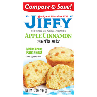 JIFFY Apple Cinnamon Muffin Mix, 7 oz Price Rite
