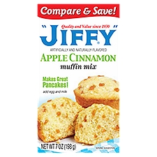 JIFFY Apple Cinnamon Muffin Mix, 7 oz , 7 Ounce