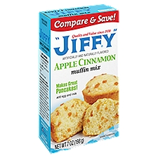 Jiffy Apple Cinnamon, Muffin Mix, 7 Ounce