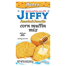 JIFFY Honey Corn Muffin Mix, 8.5 oz, 8.5 Ounce