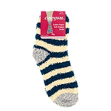 Carnival Ladies Super Soft Slipper Socks, 1 pair, 1 Each