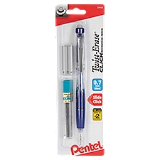 Pentel Click Auto Pencil W/Lead And 2 Erasers 7Mm, 1 Each