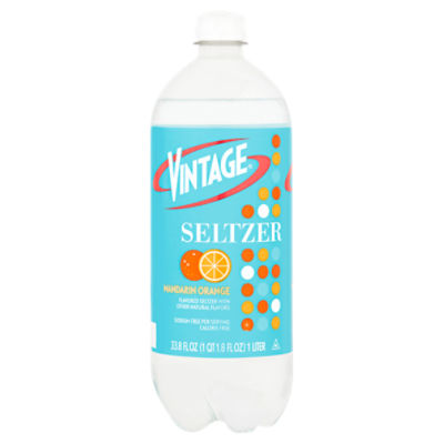 Vintage Mandarin Orange Seltzer, 33.8 fl oz