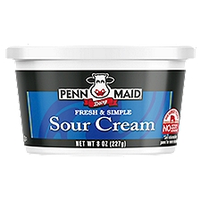 Penn Maid Sour Cream, 8 Ounce
