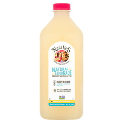 Natalie's Natural Lemonade Gourmet Pasteurized Beverage, 56 fl oz
