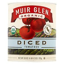 Muir Glen Organic Diced, Tomatoes, 28 Ounce
