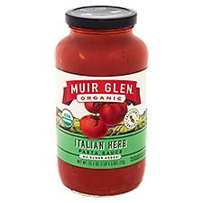 Muir Glen Organic Italian Herb Pasta, Sauce, 25.5 Ounce