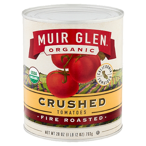Muir Glen Organic Fire Roasted Crushed Tomatoes, 28 oz