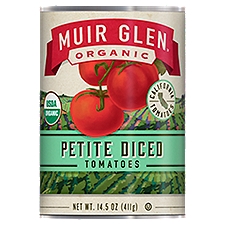 Muir Glen Organic Petite Diced, Tomatoes, 14.5 Ounce