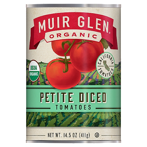 Muir Glen Organic Petite Diced Tomatoes, 14.5 oz
Tip
Petite diced offers the perfect tomato size for making pico de gallo, wraps, pasta salads, or bruschetta.