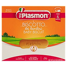 Plasmon Biscotto Baby Biscuit, from 6 Months, 8 count, 11.3 oz