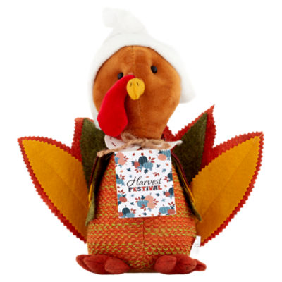 Creative Home and Kitchen 12in Harvest Sitting Turkey