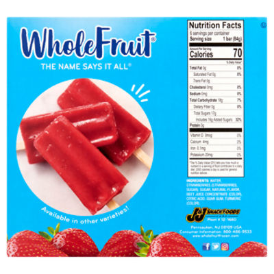 Strawberry Fruit Bars, 16 fl oz at Whole Foods Market