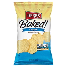 Herr's Baked! Original, Potato Crisps, 8 Ounce