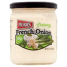 Herr's Creamy French Onion Dip, 15 oz, 15 Ounce