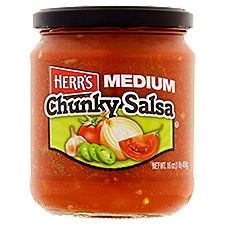 Herr's  Medium Chunky, Salsa, 16 Ounce