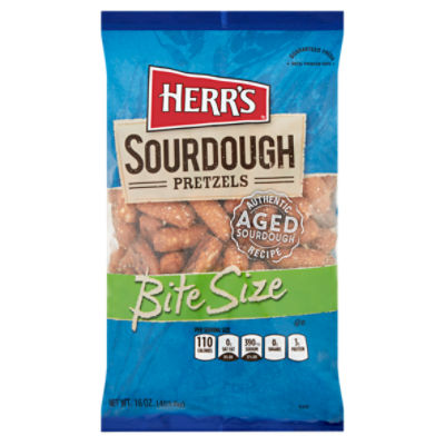 Herr's Bite Size Sourdough Pretzels, 16 oz, 16 Ounce