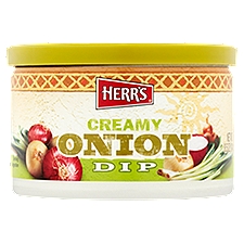 Herr's Creamy Onion Dip, 8.5 oz, 8.5 Ounce