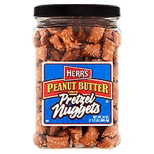Herr's Peanut Butter Filled Pretzel Nuggets, 24 oz, 24 Ounce