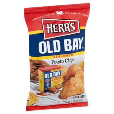 Herr's Old Bay Seasoned Potato Chips, 2 3/8 oz