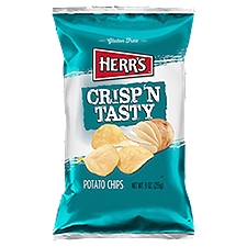 Herr's Crisp 'N Tasty, Potato Chips, 9 Ounce
