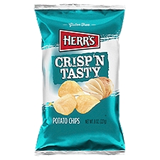 HERR'S Crisp 'n Tasty Potato Chips, 8 oz, 8 Ounce