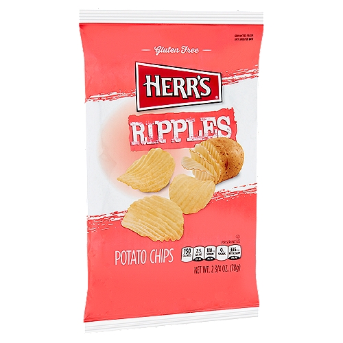 Herr's Ripples Potato Chips, 2 3/4 oz