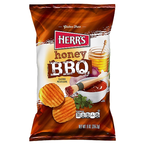 Herr's Honey BBQ Flavored Potato Chips 