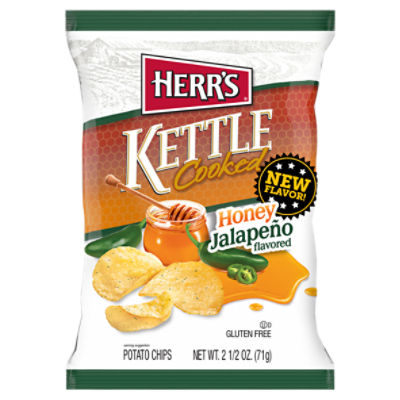 Herr's Honey Jalapeño Flavored Kettle Cooked Chips - 2.5 oz