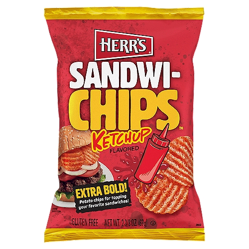 Herr's Ketchup Flavored Sandwichips 2.375 oz