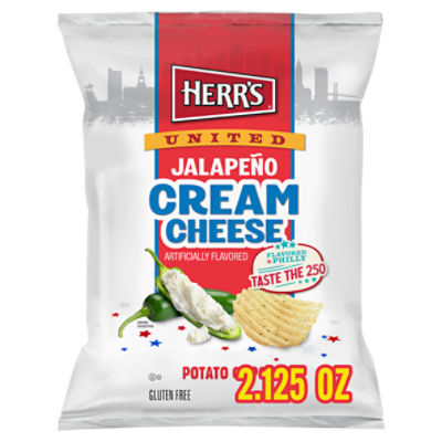 Herr's United Jalapeño Cream Cheese Potato Chips, 2 1/8 oz