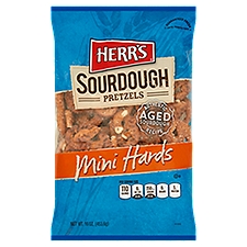 Herr's Mini Hards Sourdough Pretzels, 16 oz, 16 Ounce