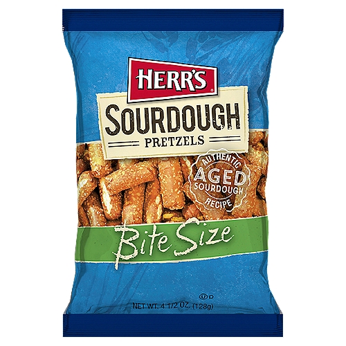 Herr's Bite size Sourdough Pretzels Bite Size 4.5 oz