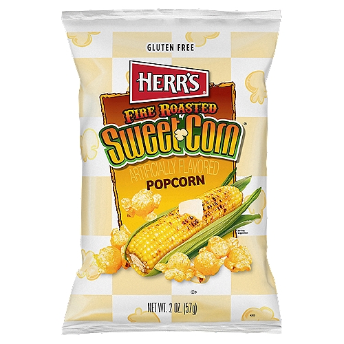 Herr's Fire Roasted Sweet Corn Popcorn, 2 oz