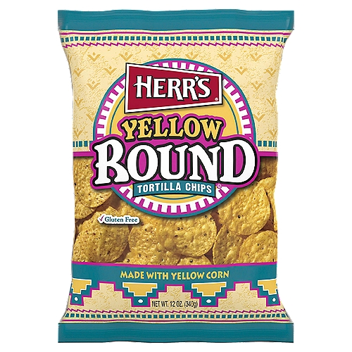 Herr's Yellow Round Tortilla Chips, 12 oz