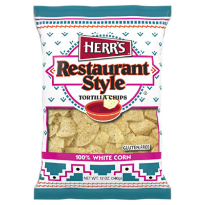 Herr's Restaurant Style Tortilla Chips, 12 oz