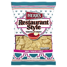 Herr's Restaurant Style, Tortilla Chips, 12 Ounce