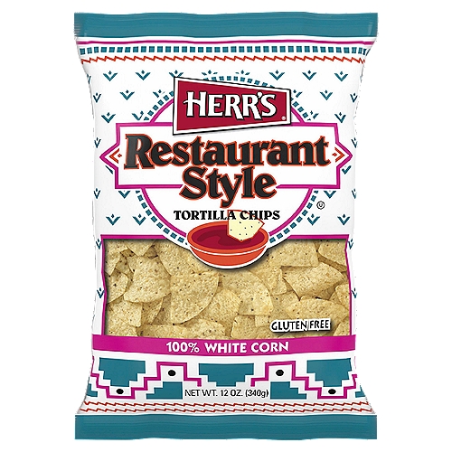 Herr's Restaurant Style Tortilla Chips, 12 oz