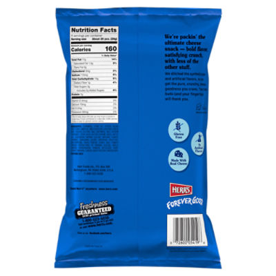 Herr's Chomz Crunchy Cheesy Honeybuzz! Sweet Honey Cheese Flavored