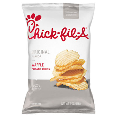 Chick-fil-A Original Flavor Waffle Potato Chips, 7 oz