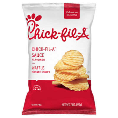 Chick-fil-A Sauce Flavored Waffle Potato Chips, 7 oz