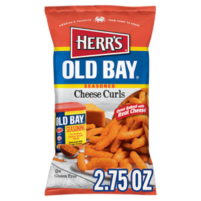 Herr's Old Bay Seasoned Cheese Curls, 2 3/4 oz