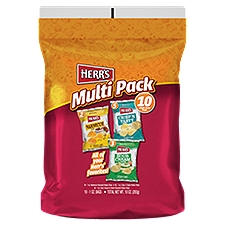 Herr's Potato Chips Multi Pack, 10 count, 1 oz, 10 Ounce