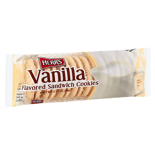 Herr's Foods Inc. Vanilla Sandwich Cookies, 3.5 oz