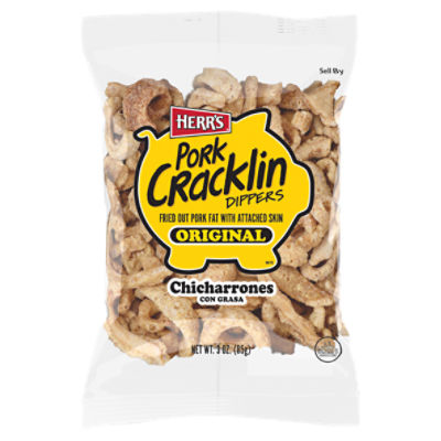 Herr's Original Pork Cracklin Dippers, 3 oz - The Fresh Grocer
