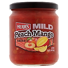 Herr's Mild Peach Mango Salsa, 16 oz