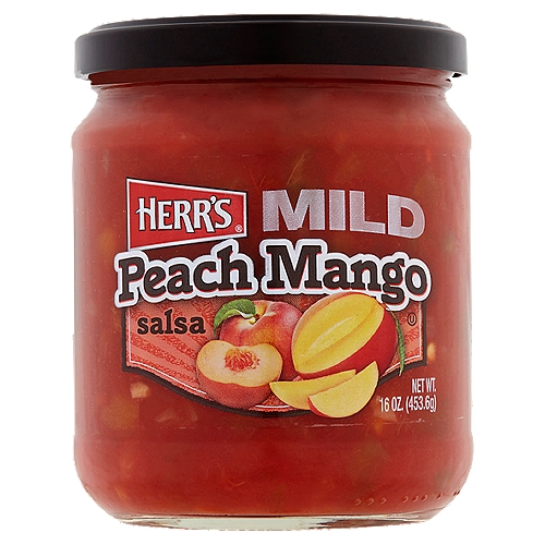 Herr's Mild Peach Mango Salsa, 16 oz