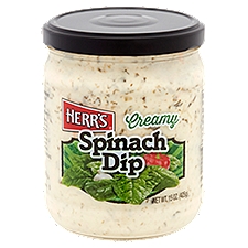 Herr's Creamy Spinach, Dip, 15 Ounce