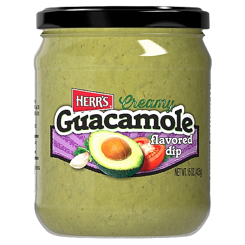 Herr's Creamy Guacamole Flavored Dip, 15 oz